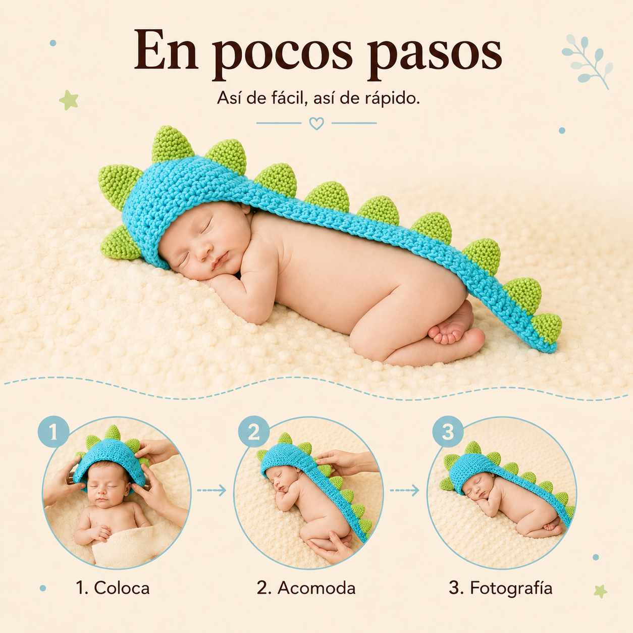 Conjunto de Ganchillo Animal para Bebé      (0-1 año)