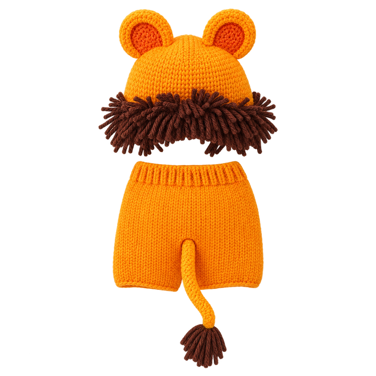 Conjunto de Ganchillo Animal para Bebé      (0-1 año)