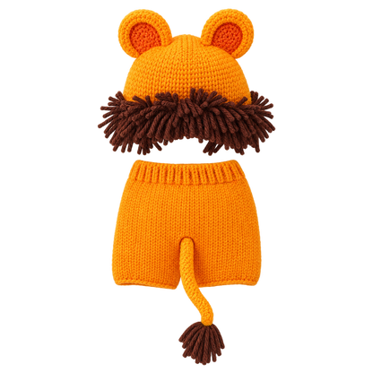 Conjunto de Ganchillo Animal para Bebé      (0-1 año)